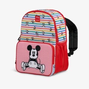 Disney Mickey Mouse Rainbow Stripes Insulated Cooler Backpack 24 Can NWT